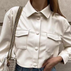 Կաշվե նորավոճ վերնաշապիկ